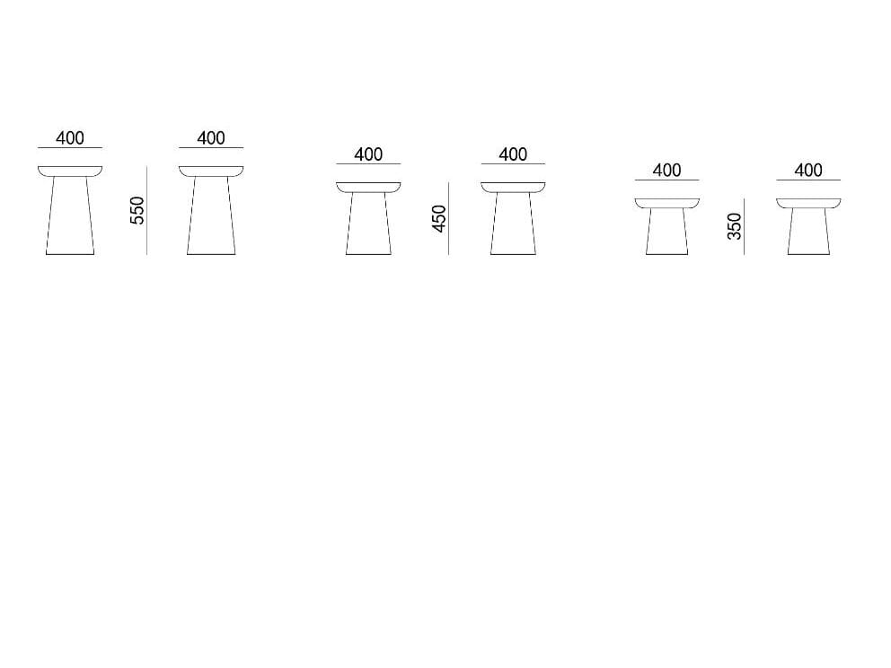 Журнальный столик из стекловолокна HC28 maison FUNGO ARCH-00130764 - Вид №2