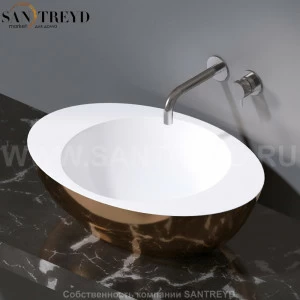 L269.255 Накладная раковина на столешницу  овальная A. e T. Italia ACCENT