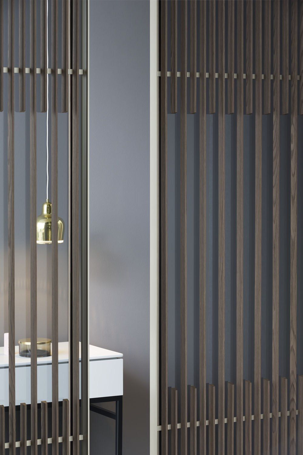 Алюминиевая и стеклянная дверь Lualdi раздвижные и поворотные системы из стекла ARCH-00050345 - Вид №5