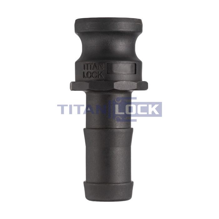 Камлок полипропиленовый тип E, ниппель с хвостовиком 3/4", TL75EPP TITAN LOCK 