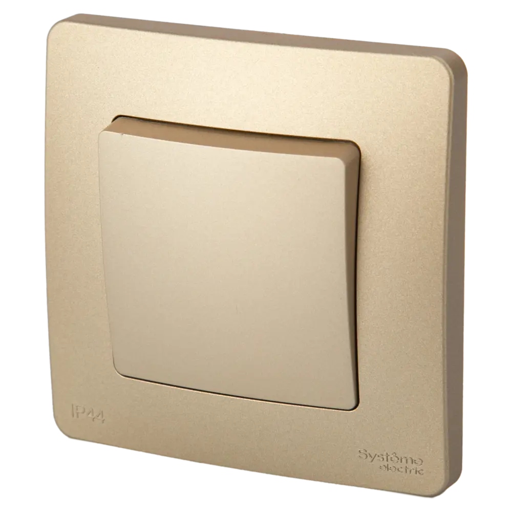 Выключатель проходной встраиваемый Systeme Electric Blanca 1 клавиша цвет титан STLM-2064678