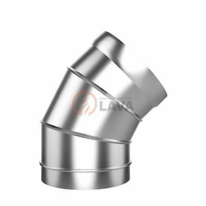 Отвод LAVA Отвод 180, угол 45*, нерж. 304 (0,8)