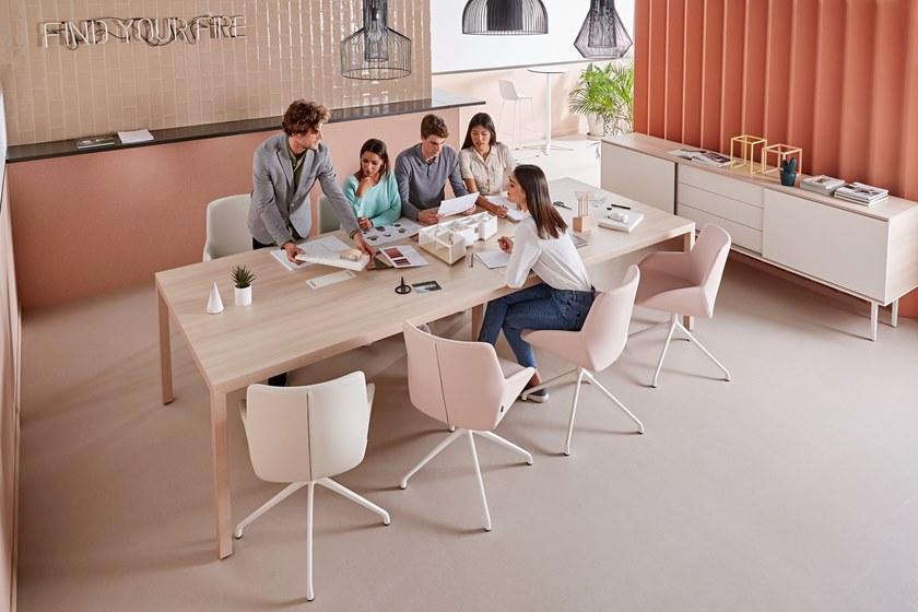 ACTIU Мягкое кожаное кресло Noom sun-id-1371669 - Вид №13