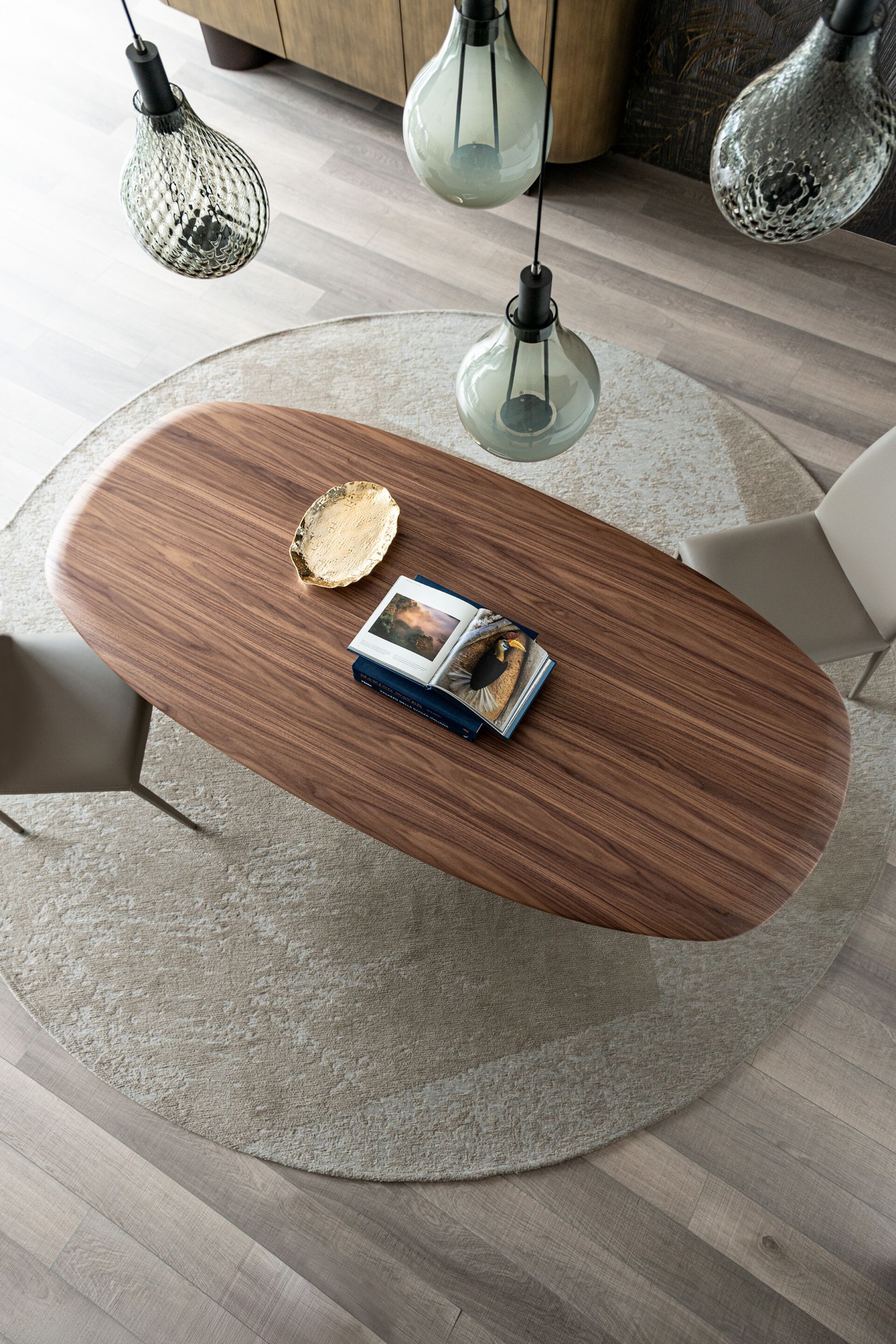 Деревянный прямоугольный фиксированный стол с центральным основанием Cattelan italia Botero ARCH-00044036 - Вид №3