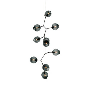 Подвесной светильник Bubble 10 smoky от Delight Collection KG0579P-10 DELIGHT ДИЗАЙНЕРСКИЕ 243878 Черный