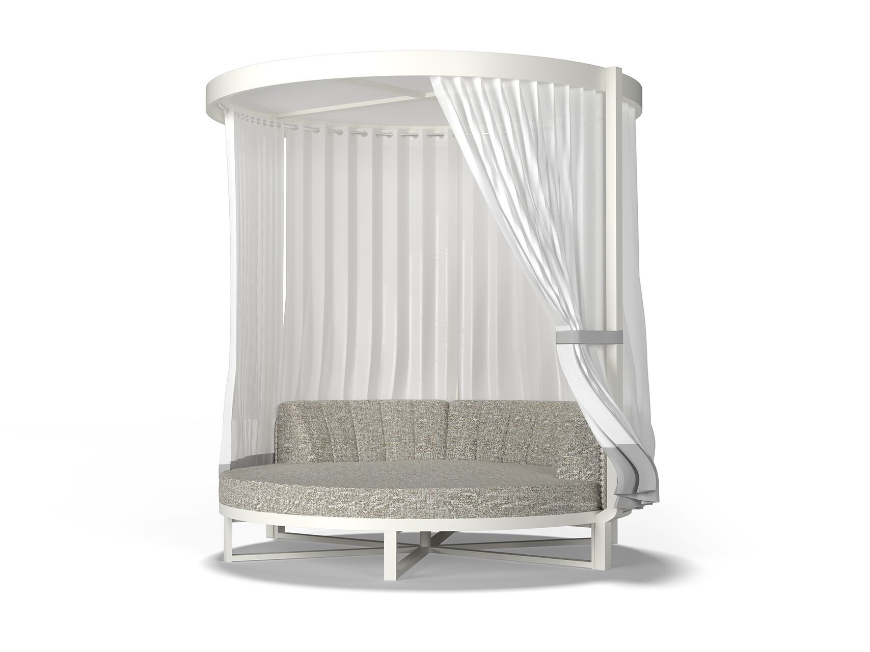 Круглая Садовая кровать из ткани с балдахином MAMAGREEN Munia ARCH-00120241 - Вид №6