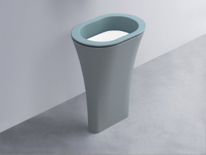 AMLA65-PL+AMPILO-BL+AMCOLO-BR Раковина Amedeo Ovale отдельностоящая cielo Enjoy + Amedeo