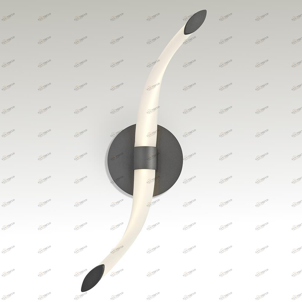 Бра светодиодное черное Armonia 6797 MANTRA ARMONIA 00-3929862 Белый;серебро