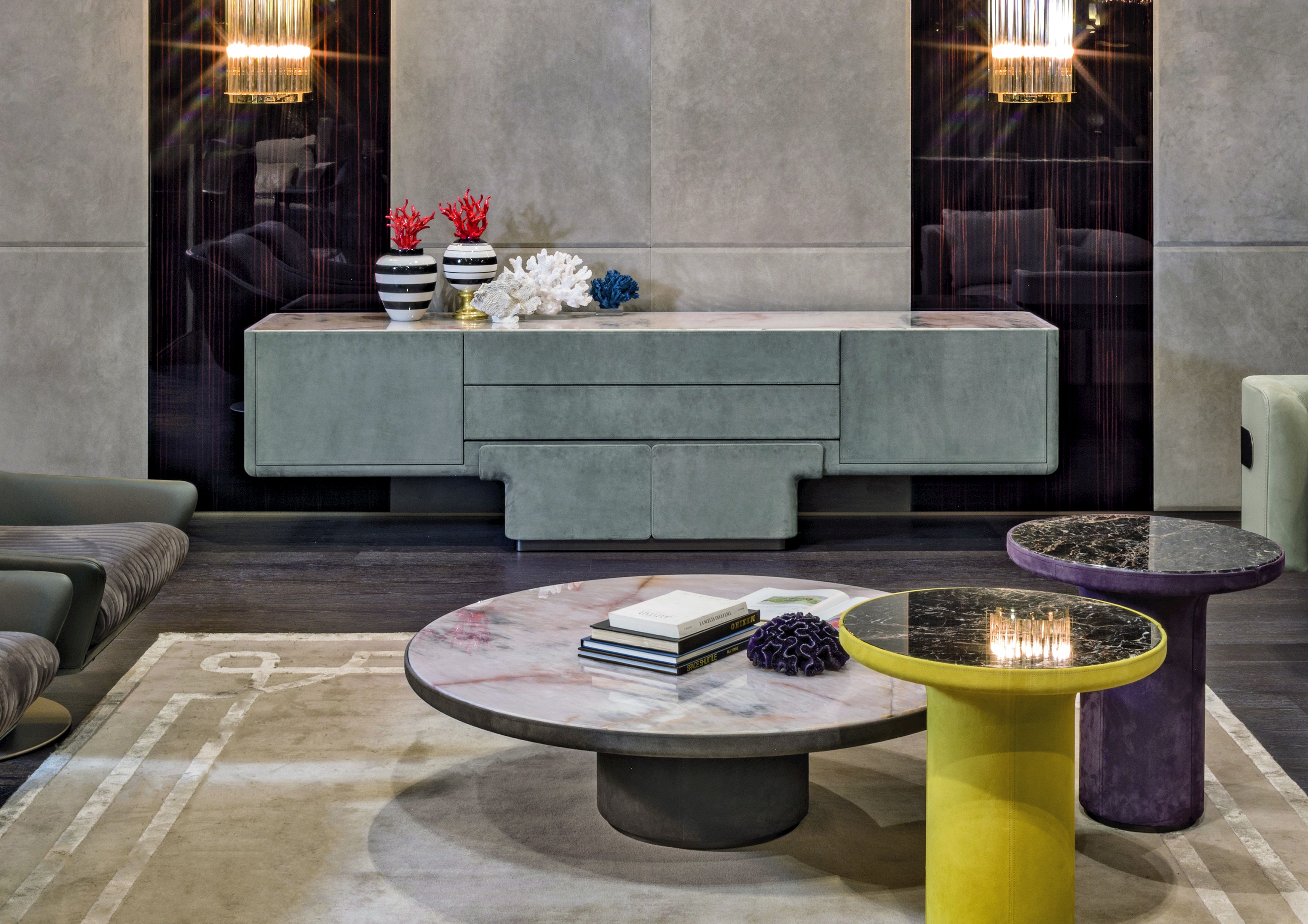 Кожаный шкаф с ящиками Longhi Loveluxe 2019-Rhythm collection ARCH-00139932 - Вид №1