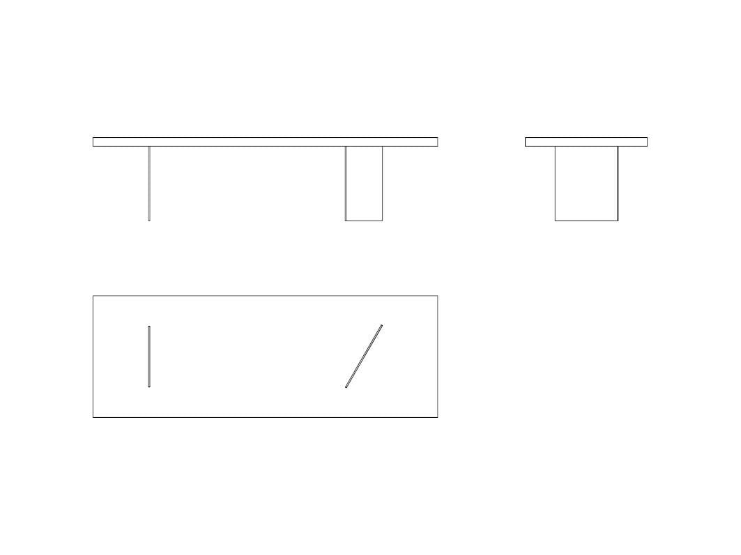 Прямоугольный обеденный стол из стали и дерева Naturedesign Origin ARCH-00109592 - Вид №4