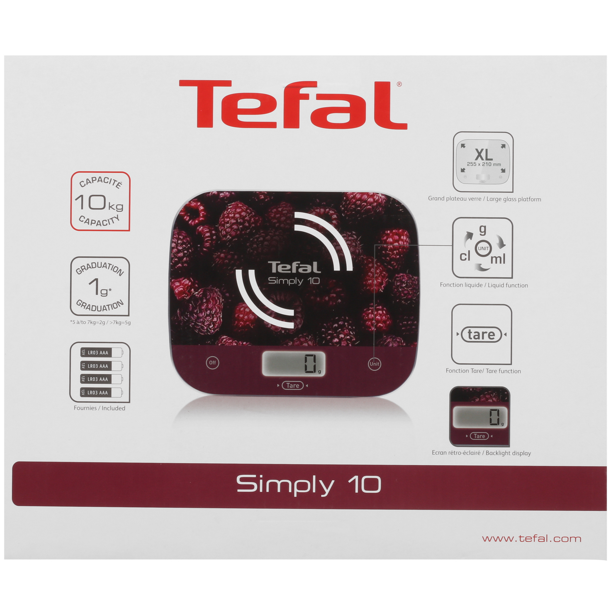 4716779 Кухонные весы Tefal BC8000V1 разноцветный STDN-0127039 - Вид №5