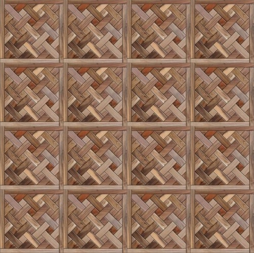 Модульный паркет Da Vinci Инженерный модульный паркет из ореха Трам Орех Европейский (Грецкий) Натур (Гладкая) 619х619 мм 2600600099 - Вид №2