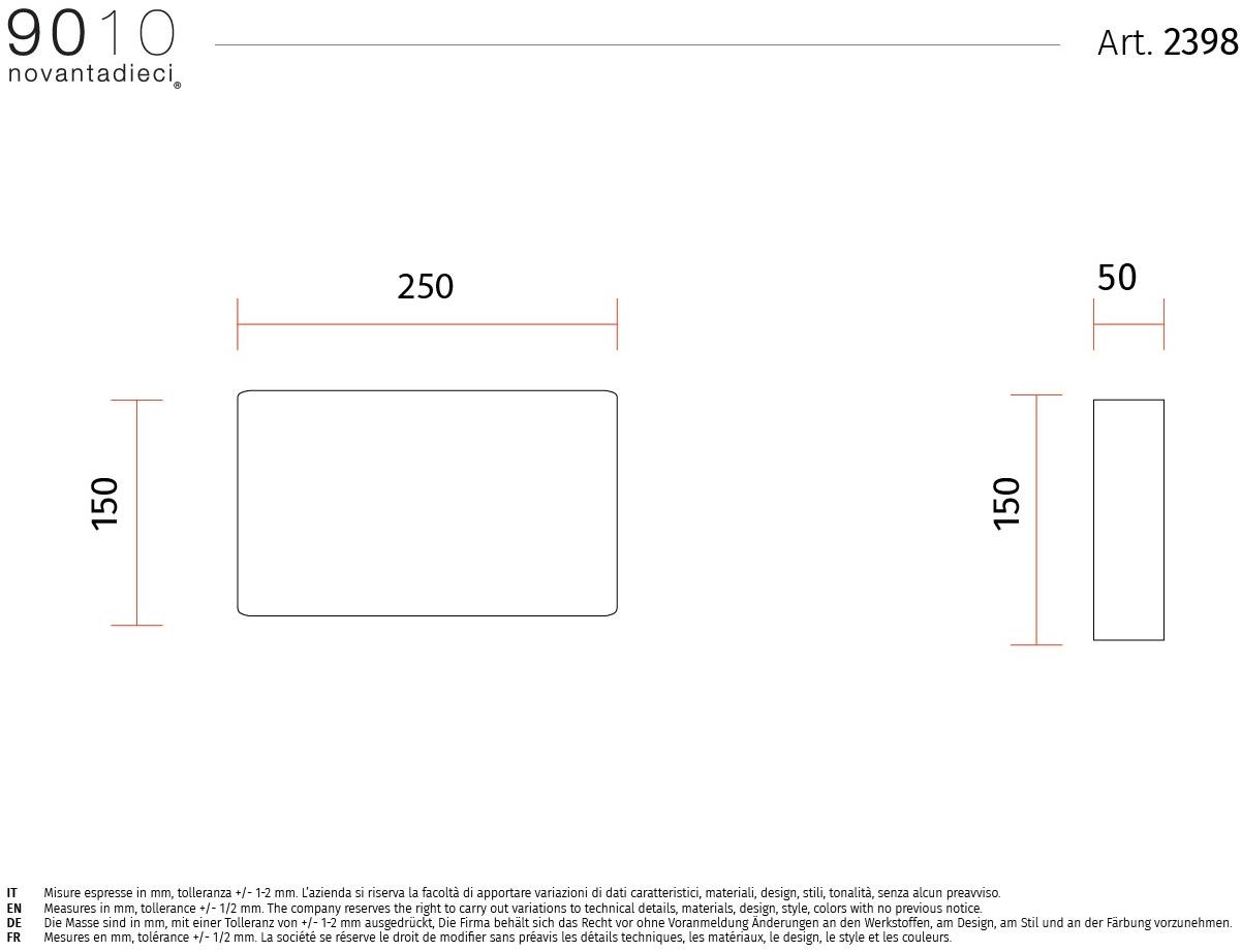 9010 novantadieci Аппликация светодиода из керамики  2398  - Вид №5