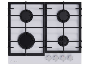 9242196 Газовая варочная поверхность LEX GVG 642-1 WH