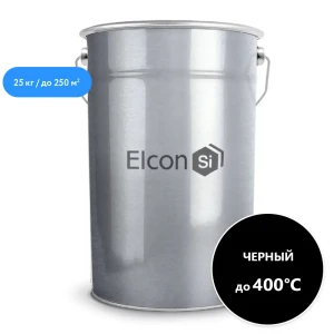91051561 Эмаль ELCON КО-8101 00-00000431 цвет черный 25 л STLM-1438196