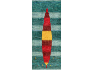 Прямоугольный шерстяной ковер