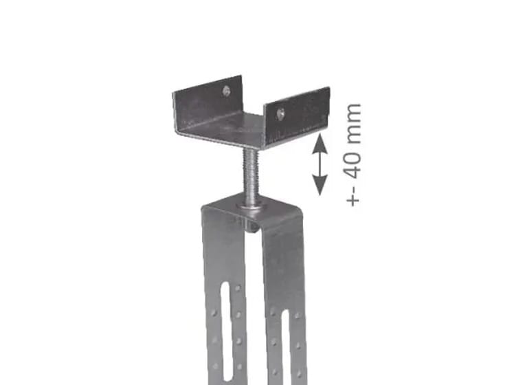 Универсальный кронштейн для крепления конька для деревянных или бетонных опор ONDULINE ITALIA STAFFA PORTALISTELLO VARIO ARCH-00040633 - Вид №1