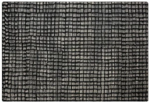 GAN Прямоугольный шерстяной коврик ручной работы с геометрическими мотивами Hand knotted