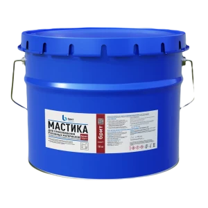 Мастика битумно-полимерная Брит Стандарт-Р для приклеивания рулонных материалов 10 кг