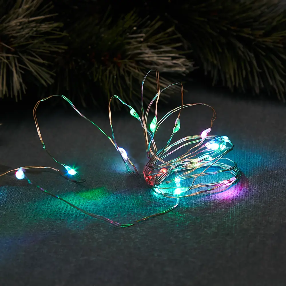 Santreyd Роса - светодиодная гирлянда с пробкой для декора интерьера 89338406 STLM-0958327 - Вид №1