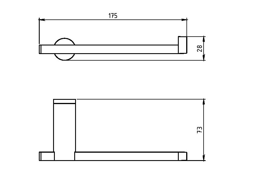 Держатель туалетной бумаги Novaservis Metalia 2 6210.0 хром 62100 - Вид №1