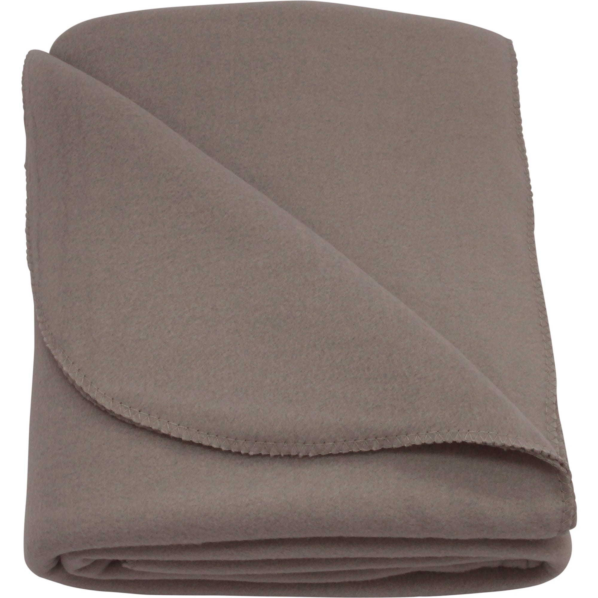 84330530 Плед 120x150 см флис цвет серо-коричневый Toronto Santreyd - Вид №2