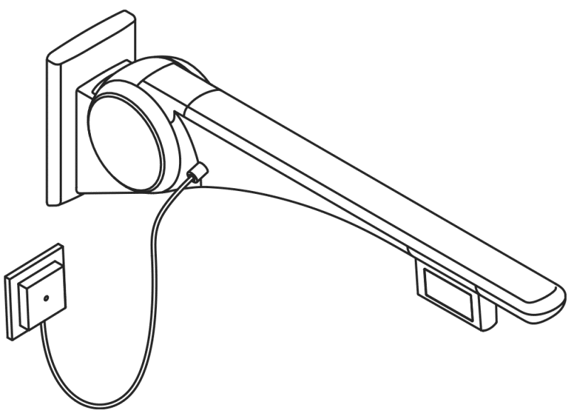 802.50.46560 Базовая складная опорная рейка HEWI Stützen  - Вид №4