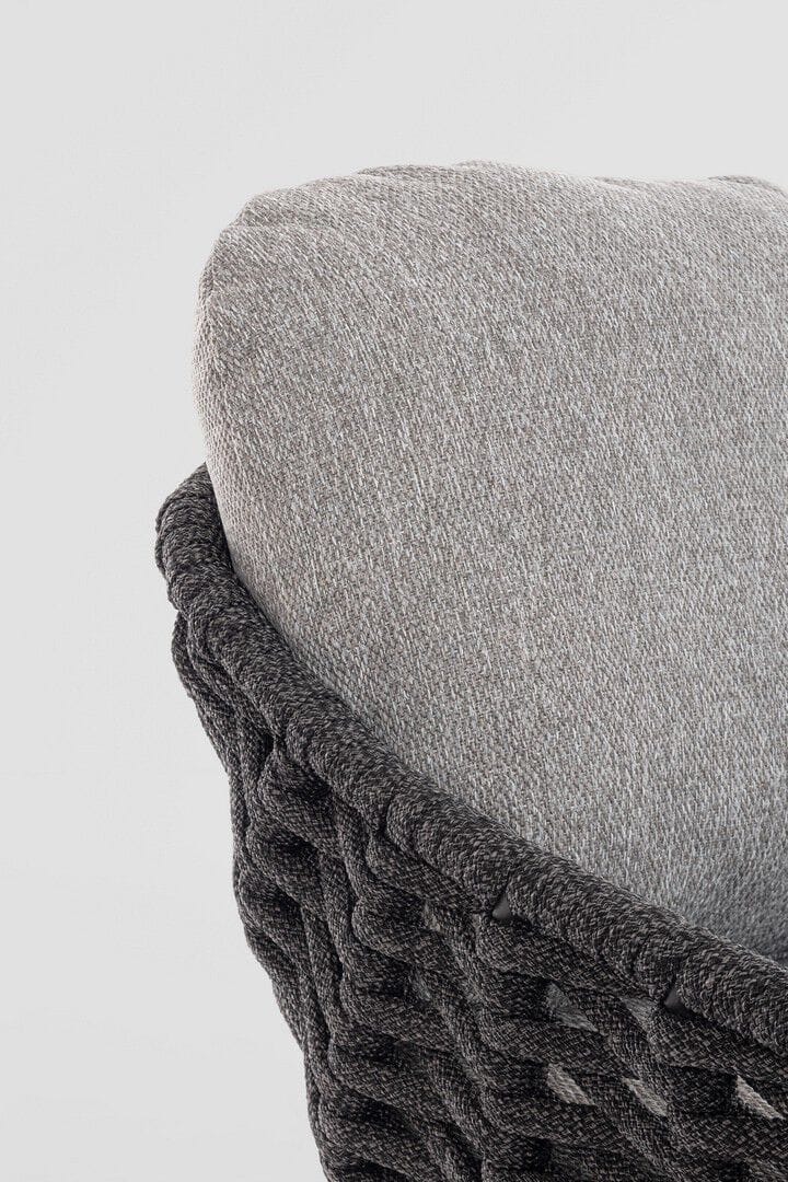 Веревочное и тканевое садовое кресло с подлокотниками BIZZOTTO Tamires ARCH-00119189 - Вид №9