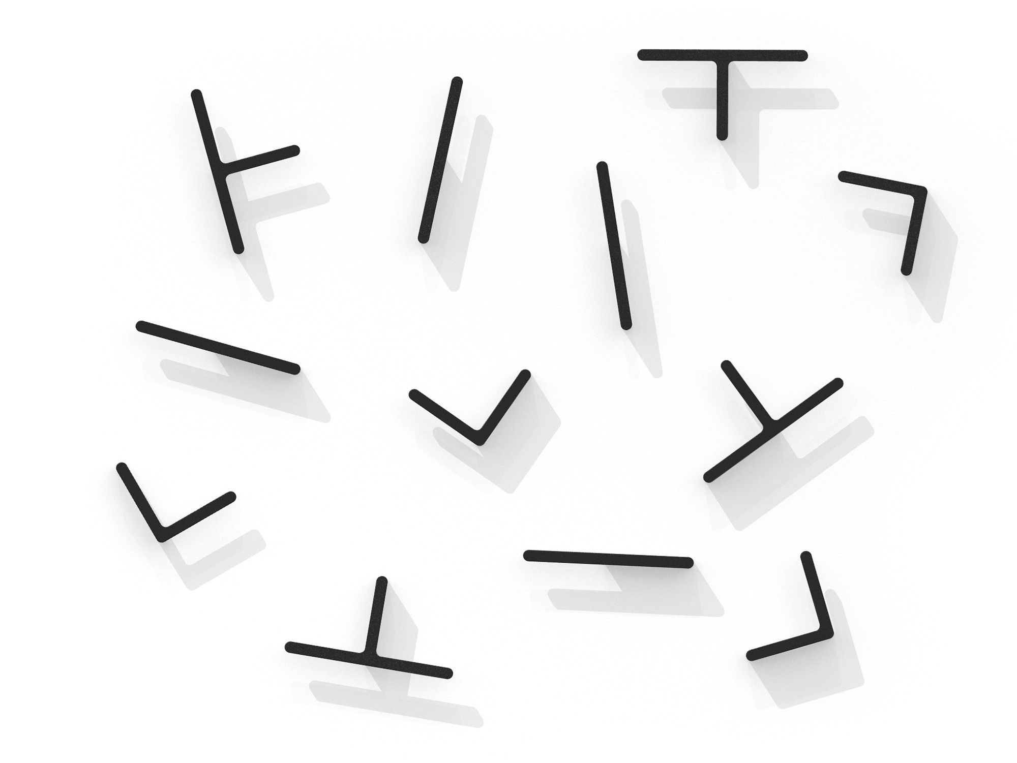 Алюминиевая настенная вешалка SCHNEEWEISS interior Más ARCH-00061053