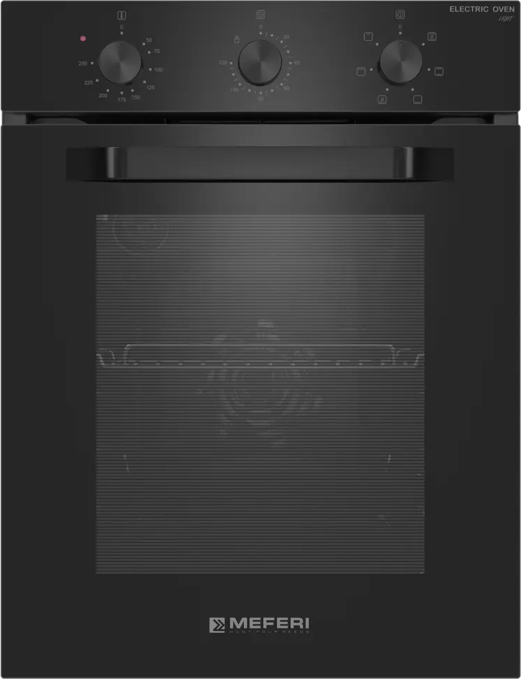 91505108 Электрический духовой шкаф Meferi MEO456BK LIGHT 45x60x56 см цвет черный STLM-0874889