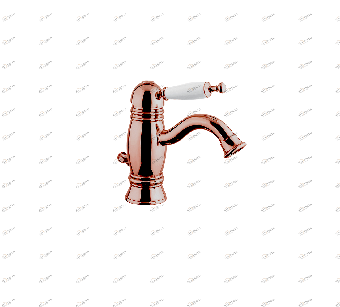 Gentry Home Смеситель для раковины, однорычажный, с автоматическим сливом 1 1/4 Thames Медь GH101634 