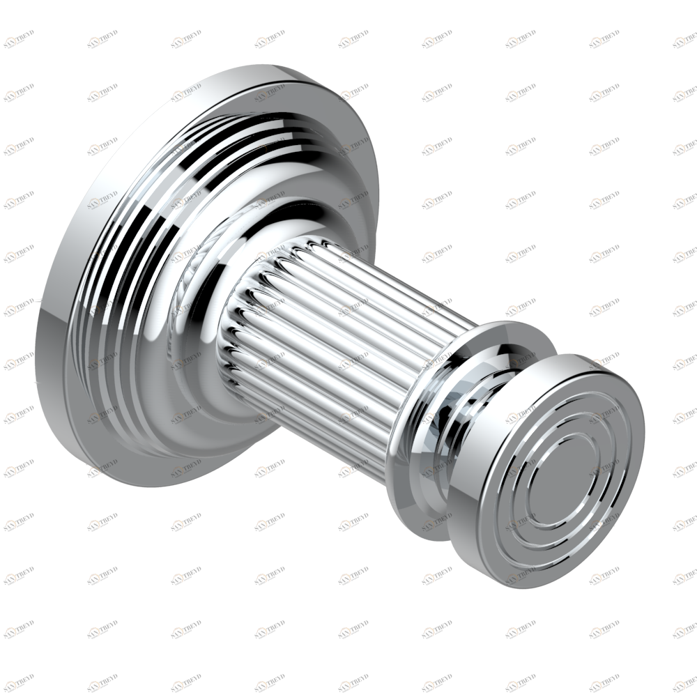 U9K-517 Крючок для халатов одинарный Thg-paris Grand central с металлическими ручками-крестиками Матовый никель U9K-517 CAT.C