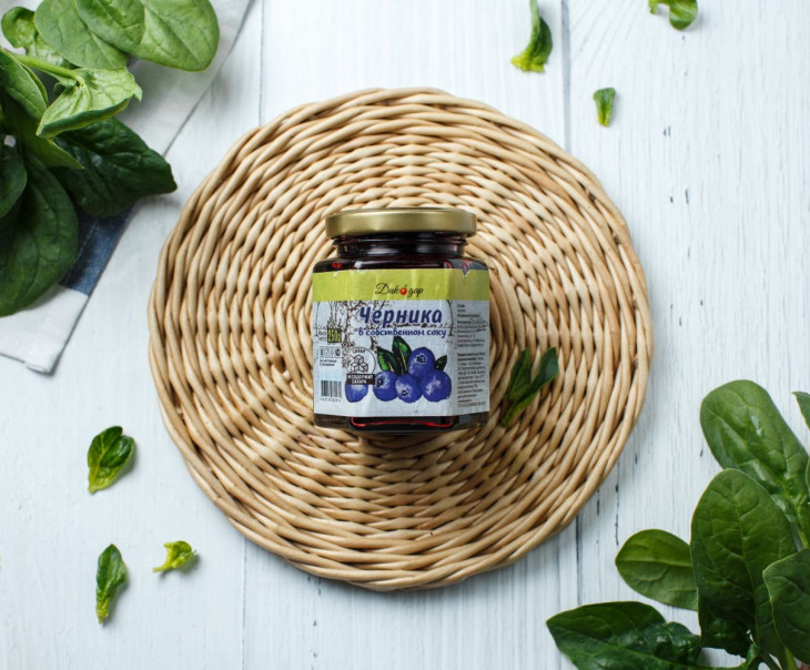 7113 Черника в собственном соку Вкусляндия 
