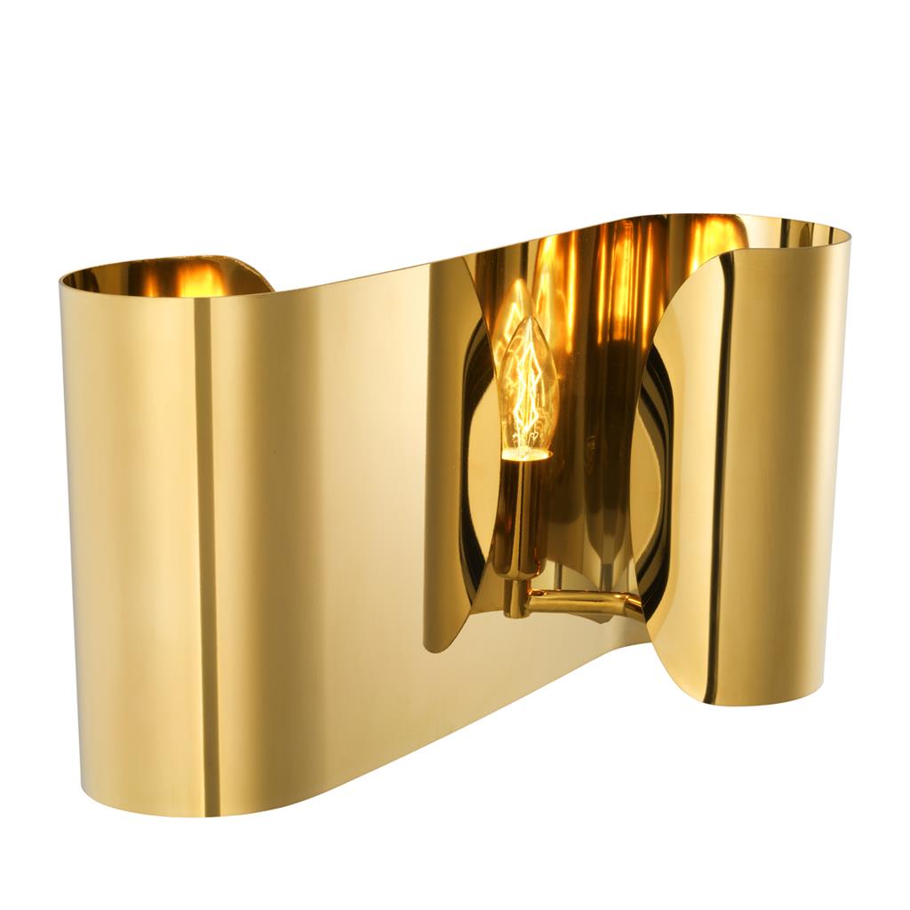Светильник настенный золотистый Wall Lamp Crawley 111046 EICHHOLTZ  00-3882664 Золото  - Вид №1