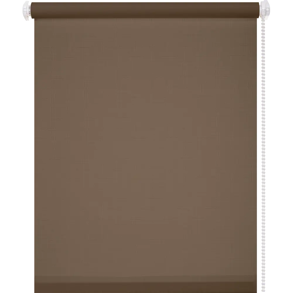 Штора рулонная Inspire Шантунг 80x250 см коричневая STLM-2061237 - Вид №1