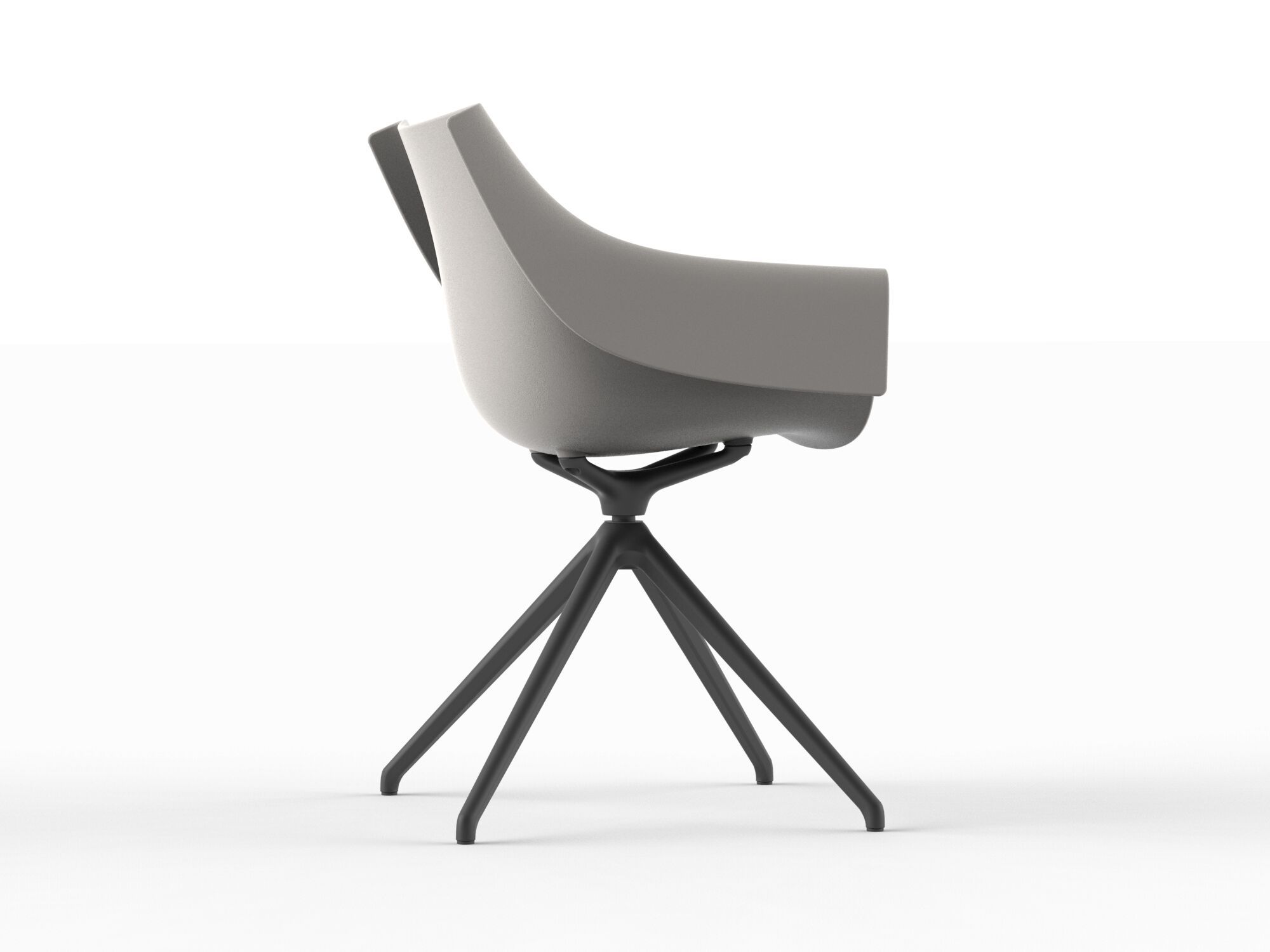 Поворотный стул с подлокотниками Vondom Manta ARCH-00018947 - Вид №1