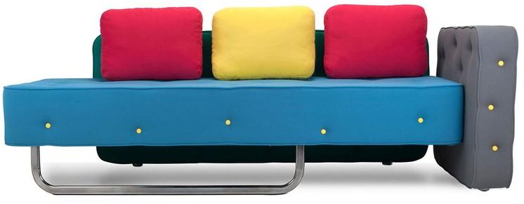 Adrenalina 3-х местный тканевый диван Chew sun-id-1380929 - Вид №1