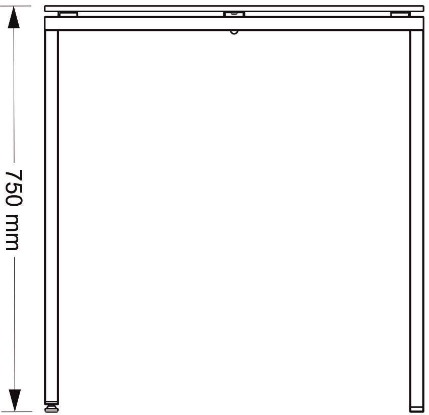 Adico Прямоугольный стол из нержавеющей стали по контракту sun-id-1482601 - Вид №2