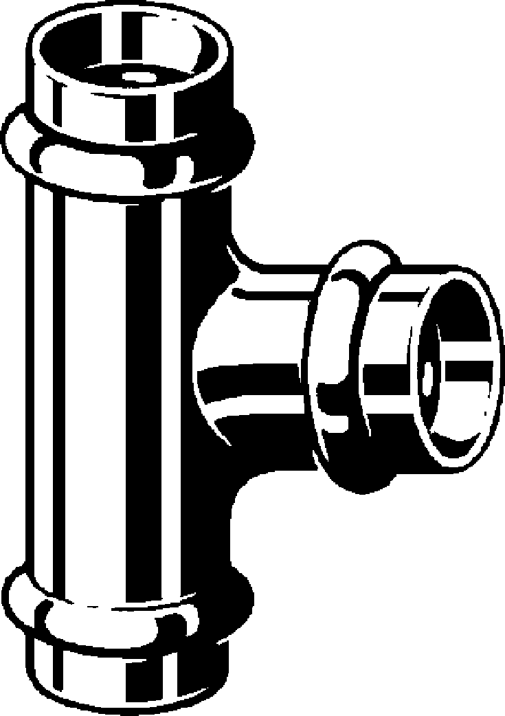 347 000 Модель 2618 Трубопроводные системы  Profipress G  Тройники Santreyd  - Вид №1