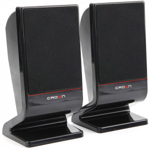 CMS-601 Акустическая система 2.0 (usb, 6w; управление громкостью, разъём для наушников, кнопка включения, длина кабеля между колонками 1м;длина аудио-кабеля и питания 2м.) Crown