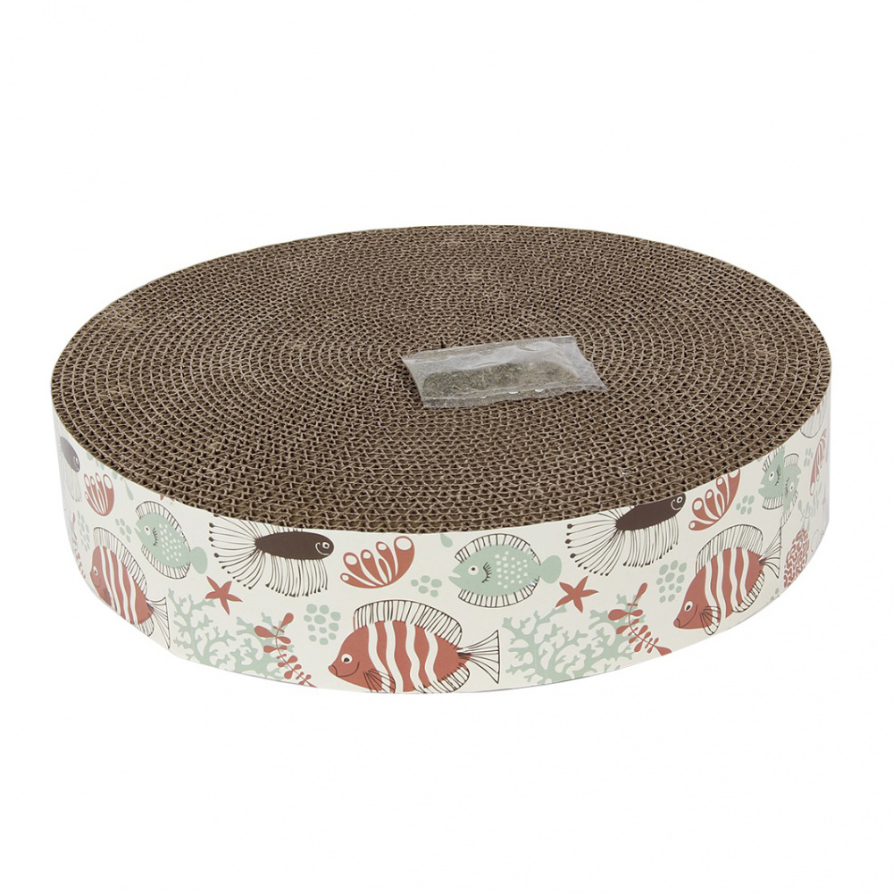 ПР0041484 Когтеточка для кошек Круглая картон 31х9см MAJOR 