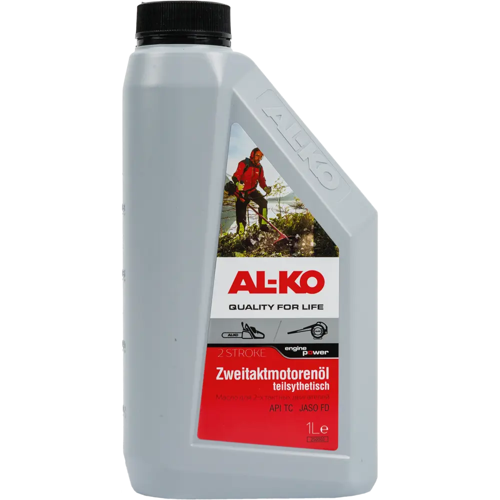 Моторное масло AL-KO 2Т полусинтетическое для садовой техники 1 л 82659476 STLM-0033076