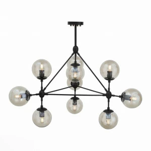 Подвесная люстра ST Luce Stampo SL549.403.10 ST LUCE ДИЗАЙНЕРСКИЕ, STAMPO, ШАР 108522 Серый