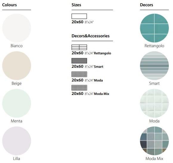 CERAMICA SANT'AGOSTINO Белая плитка для стен Abita sun-id-1409308 - Вид №4