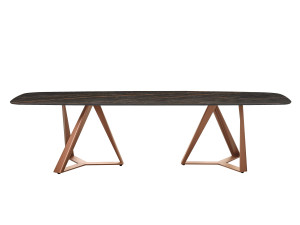 Обеденный стол из алюминия и SuperMarmo