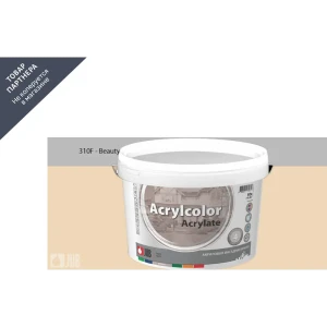 91365846 Краска фасадная Jub Acrilcolor 1009797-310f цвет бежевый матовый база A 2 л STLM-1366956
