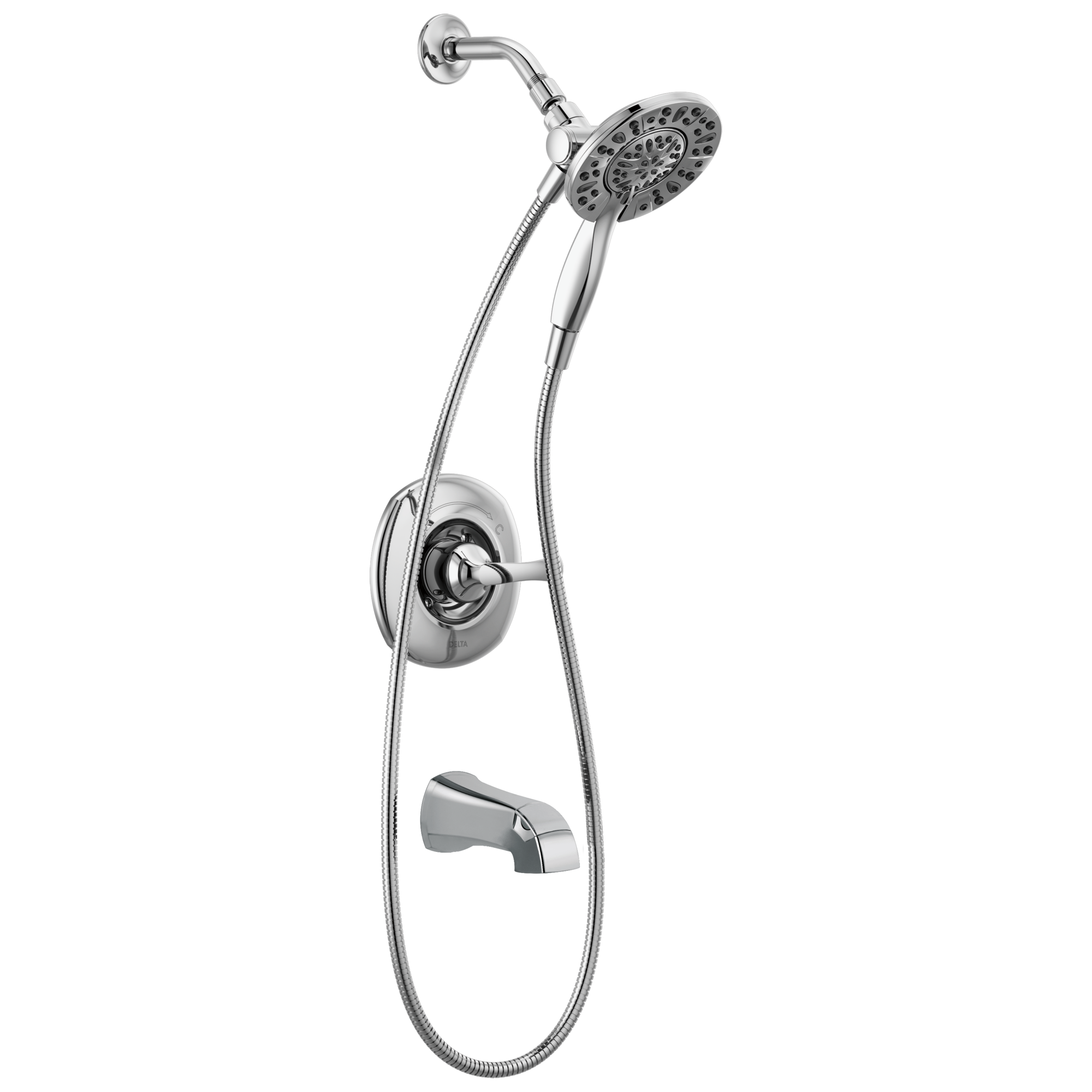 144890-I Ванна и душ Monitor® серии 14 с In2ition® Delta Faucet Larkin Хром 