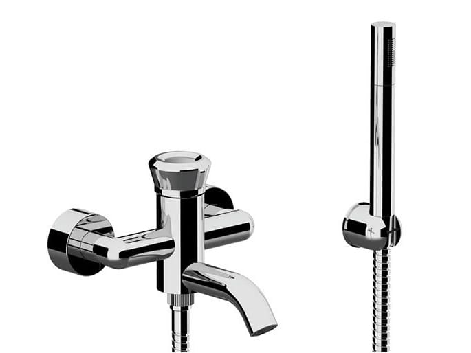 Однорычажный внешний смеситель для ванны с ручным душем Remer Rubinetterie Element ARCH-00102920