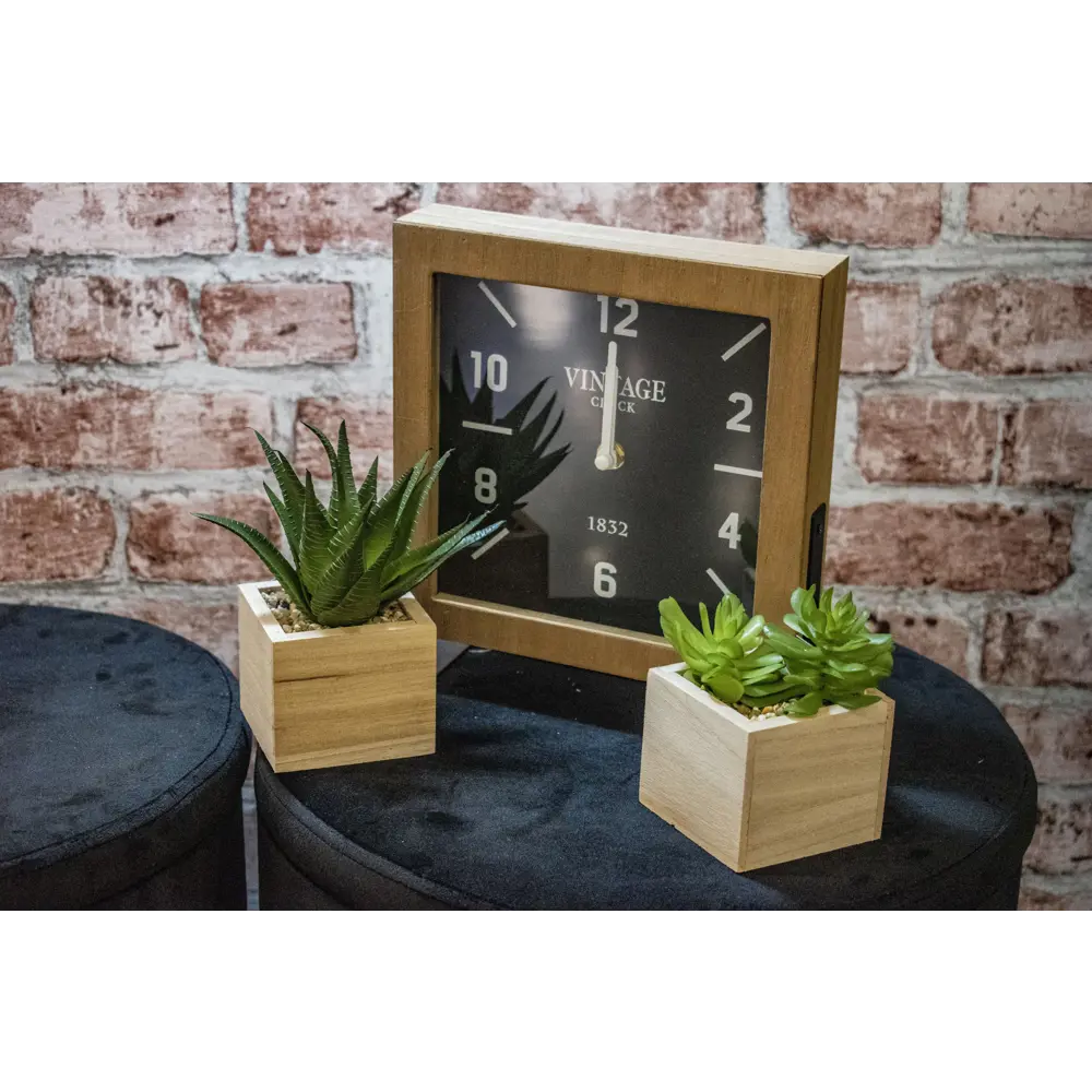 Часы настольные МДФ 20x23 см Atmosphera STLM-2044157 - Вид №3