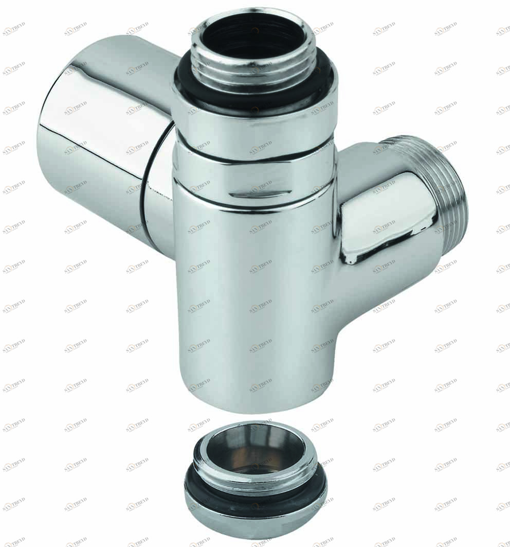 Carlo Poletti V130111LSX Клапан термостатический прямой, с подключением медной или пластиковой трубы 